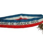 Broderie de l'écharpe du Maire de Grande-Rive à Evian