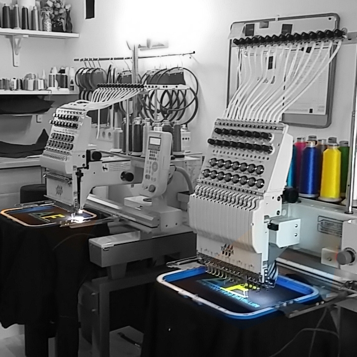 Machines professionnelles pour la broderie chez Léman Broderie