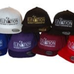 Réalisation de broderie sur Casquette pour la marque Elevation par Léman Broderie