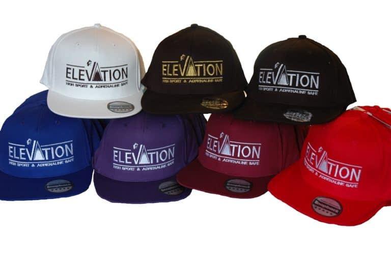 Réalisation de broderie sur Casquette pour la marque Elevation par Léman Broderie